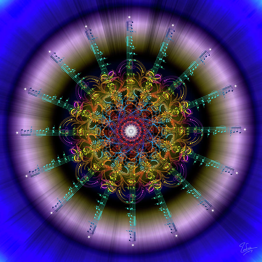 Sacred Geometry 595 Photograph by Endre
                          Balogh